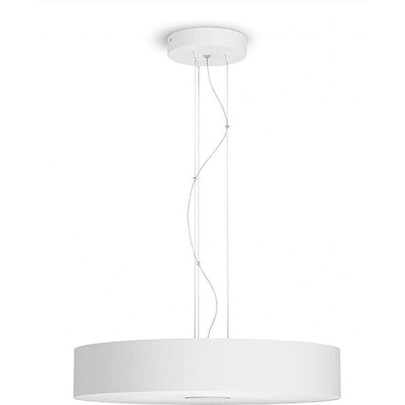 281,95 € Free Shipping | Hanging lamp Philips 33W 6500K Cold light. 44×44 cm. Bluetooth dimmable LED. Alexa and Google Home White Color