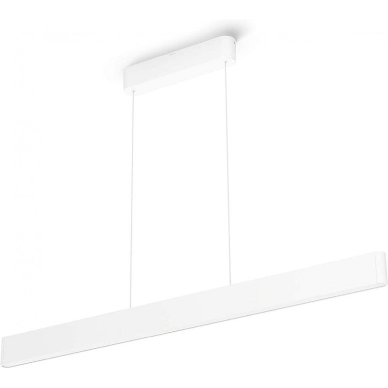 586,95 € Free Shipping | Hanging lamp Philips 80W 6500K Cold light. 166×130 cm. Bluetooth dimmable LED. Alexa and Google Home Aluminum and pmma. White Color