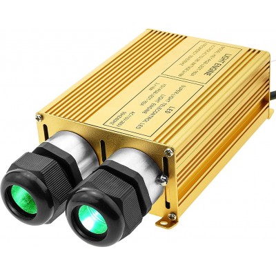 295,95 € Spedizione Gratuita | Apparecchi di illuminazione 32W 14×9 cm. Sorgente luminosa LED RGB multicolore. Fibra ottica Colore giallo
