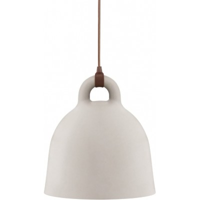 Lámpara colgante Forma Cónica 44×42 cm. Salón, comedor y dormitorio. Estilo clásico. Aluminio. Color blanco