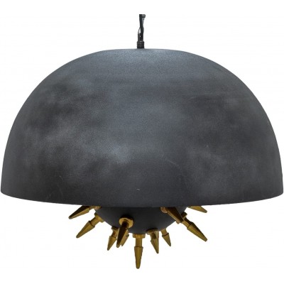 Lámpara colgante Forma Esférica 52×52 cm. Salón, comedor y dormitorio. Estilo moderno. Aluminio y Metal. Color negro