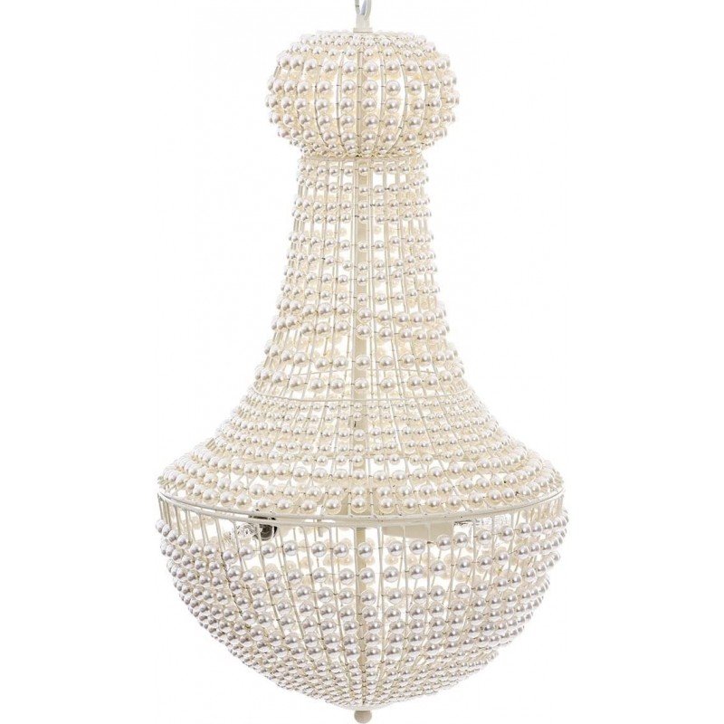 286,95 € Free Shipping | Hanging lamp Spherical Shape 35×35 cm. Kitchen, dining room and bedroom. Modern Style. Metal casting. Cream Color