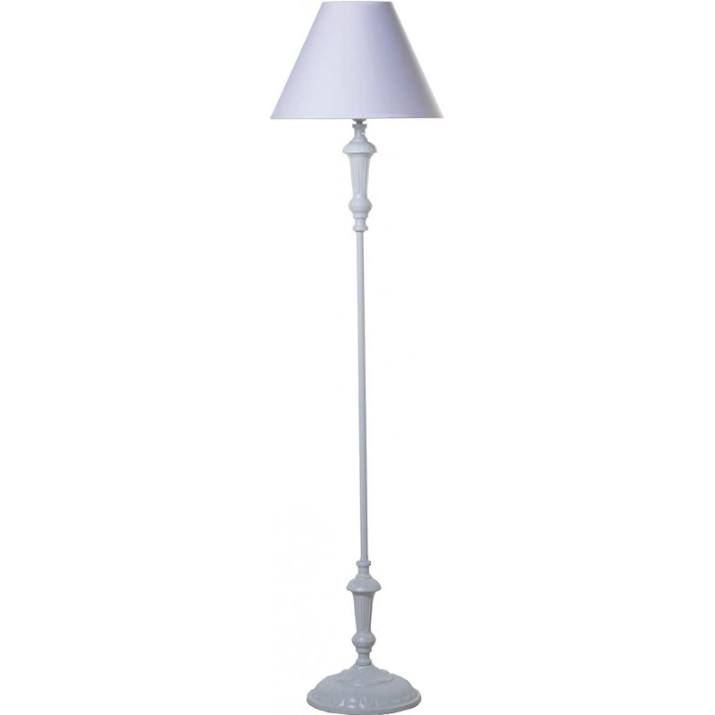 328,95 € Free Shipping | Floor lamp Conical Shape 155×38 cm. Living room, dining room and bedroom. Metal casting. White Color