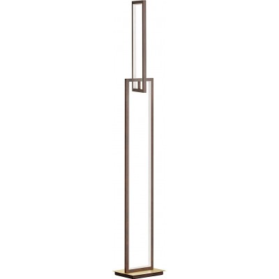 Lámpara de pie Forma Rectangular 146×22 cm. Doble foco Salón, comedor y dormitorio