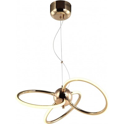 438,95 € Spedizione Gratuita | Lampada a sospensione 12W 48×48 cm. Metallo. Colore d'oro