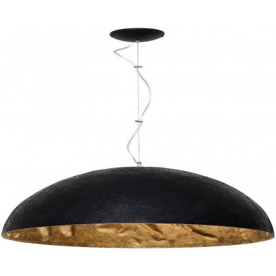 553,95 € Free Shipping | Hanging lamp Spherical Shape 100×62 cm. Living room, dining room and bedroom. Metal casting. Black Color