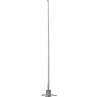 Lampada da pavimento 40W Forma Estesa 144×18 cm. Soggiorno, sala da pranzo e camera da letto. Stile moderno. Metallo. Colore nichel