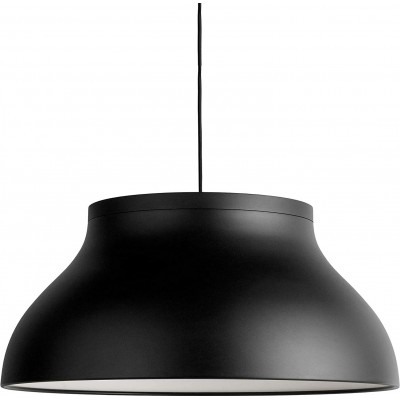 吊灯 13W 圆形的 形状 60×60 cm. 客厅, 饭厅 和 卧室. 现代的 风格. 铝 和 有机玻璃. 黑色的 颜色