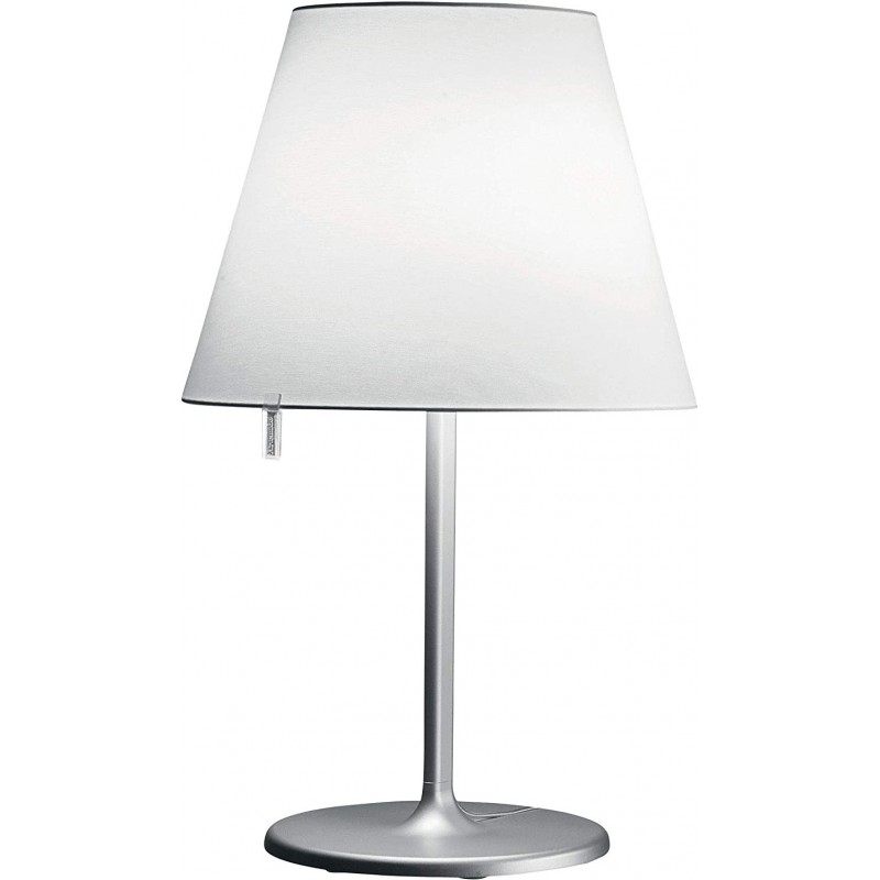 427,95 € Envoi gratuit | Lampe de table 100W Façonner Conique 58 cm. Salle, salle à manger et chambre. Aluminium. Couleur aluminium