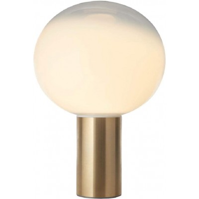 459,95 € Free Shipping | Table lamp 20W Spherical Shape 38 cm. Living room, dining room and lobby. Aluminum and Glass. Golden Color