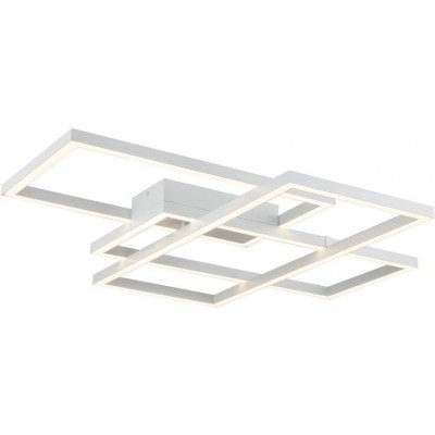 557,95 € Spedizione Gratuita | Lampada da soffitto 80W 78×68 cm. LED Metallo. Colore bianca