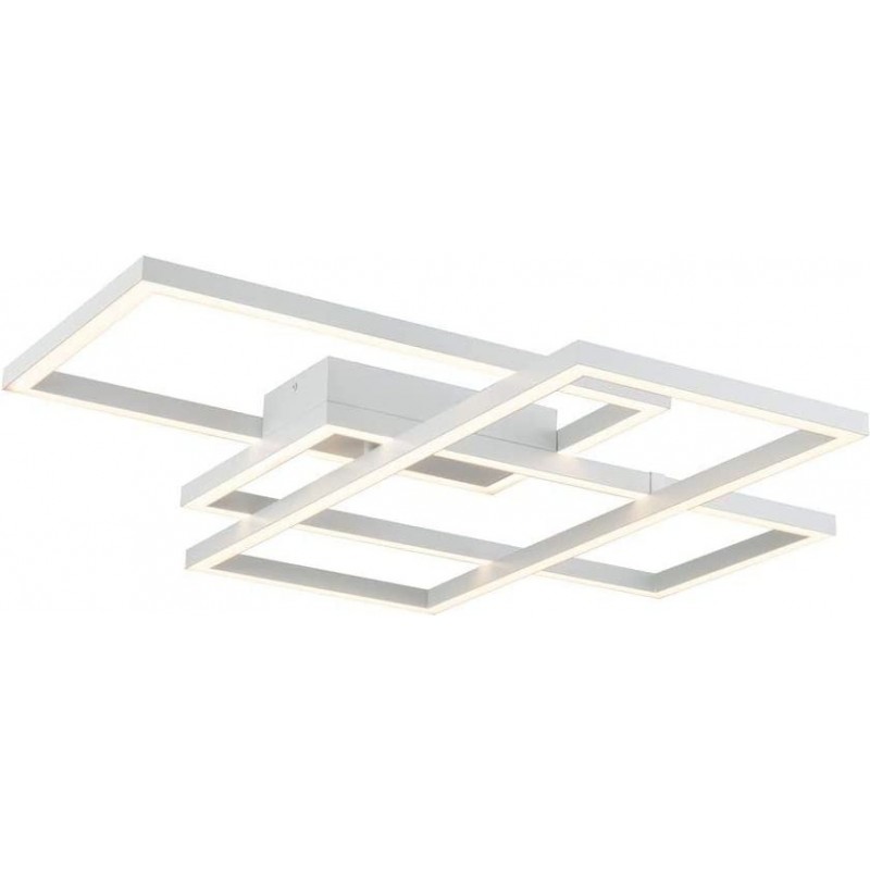 557,95 € Envoi gratuit | Lampe au plafond 80W 78×68 cm. LED Métal. Couleur blanc