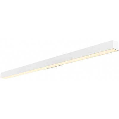 Ceiling lamp 45W 3000K Warm light. Extended Shape 143×11 cm. Dimmable LED Living room, dining room and lobby. Modern Style. Acrylic and Aluminum. White Color
