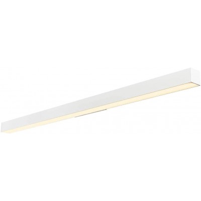 Lâmpada de teto 45W 3000K Luz quente. 143×11 cm. LED reguláveis Acrílico e alumínio. Cor branco