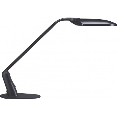 Lampada de escritorio 10W Forma Angular 97×26 cm. LED com efeito antirreflexo Sala de estar, sala de jantar e quarto. Estilo moderno. ABS e Alumínio. Cor preto