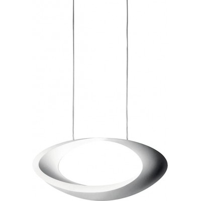 Hanging lamp 44W Round Shape 150×41 cm. LED Dining room, bedroom and lobby. Aluminum. White Color