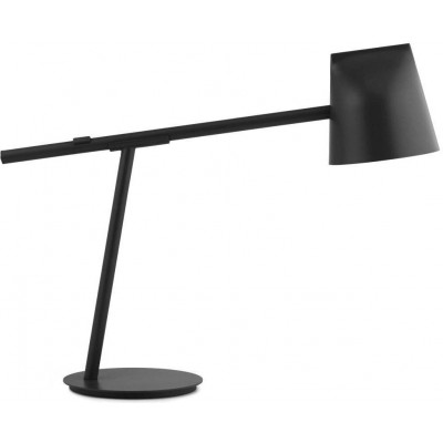 Lampe de bureau Façonner Angulaire 62×35 cm. Salle à manger, chambre et hall. Style conception. Cristal. Couleur noir