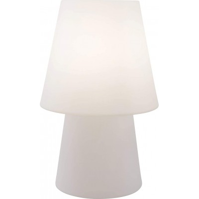 Lampada da esterno 9W Forma Conica 60×39 cm. Soggiorno, cucina e giardino. Stile moderno. Polietilene. Colore bianca