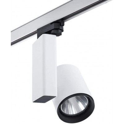 339,95 € Kostenloser Versand | Innenscheinwerfer 28×18 cm. Einstellbare LED. Schiene-Schiene-System Weiß Farbe