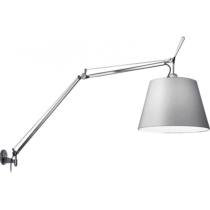 552,95 € Free Shipping | Technical lamp 100W Ø 36 cm. Articulated Aluminum and textile. Gray Color