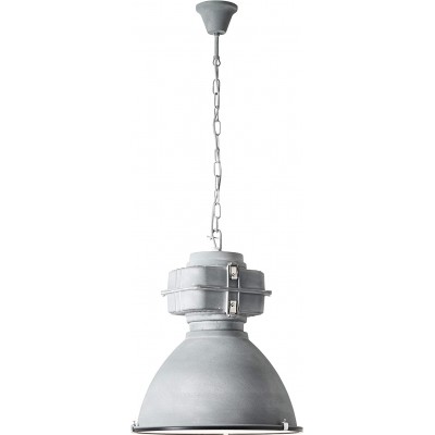 Lampe à suspension 60W Façonner Sphérique 130 cm. Salle, chambre et hall. Style moderne. Cristal, Métal et Verre. Couleur gris