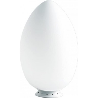 Table lamp 75W Spherical Shape Ø 27 cm. Living room, dining room and lobby. Glass. White Color