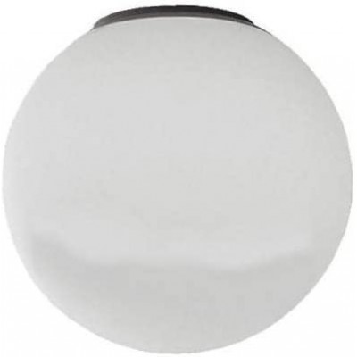 室内壁灯 150W 球形 形状 42×42 cm. 客厅, 饭厅 和 卧室. 玻璃. 白色的 颜色