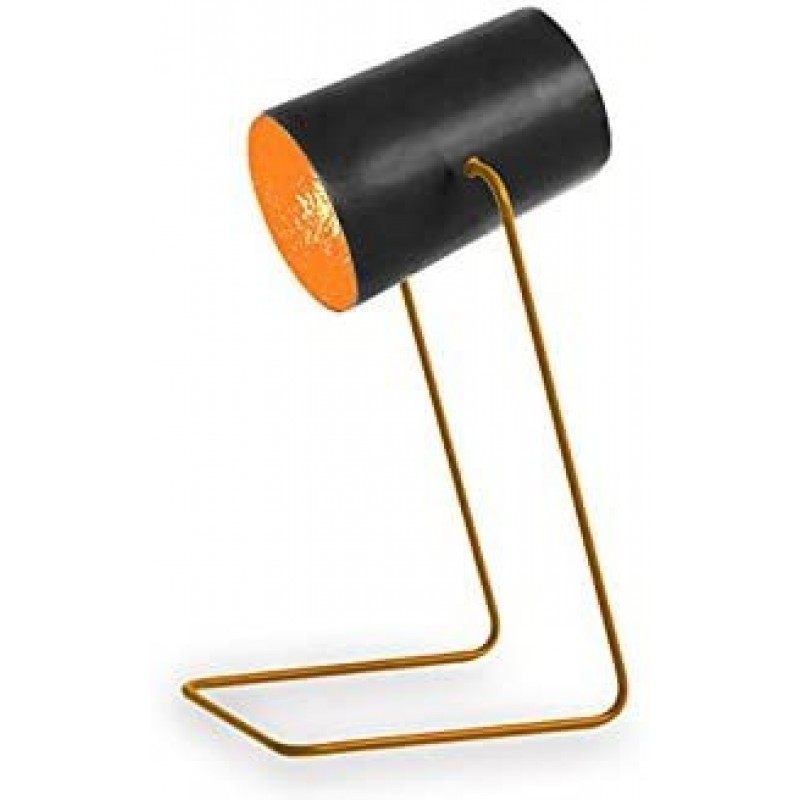 312,95 € Free Shipping | Desk lamp 5W Cylindrical Shape 18×12 cm. Living room, dining room and bedroom. Resin. Black Color