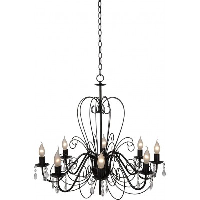 Lustre 320W 140×73 cm. Métal. Couleur noir