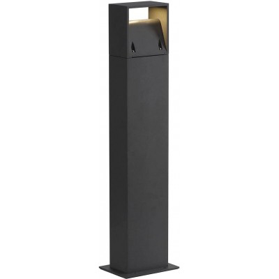 Faro luminoso 10W 3000K Luce calda. 78×22 cm. Alluminio. Colore nero