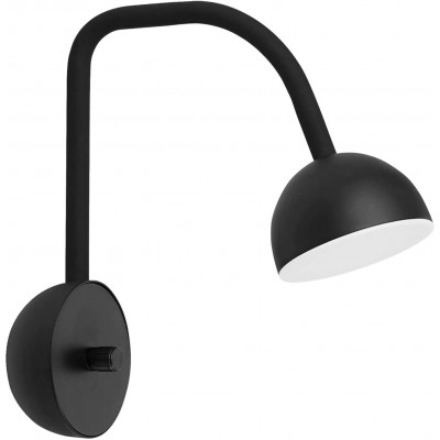409,95 € Free Shipping | Indoor wall light 60W Round Shape 29×28 cm. Living room, dining room and bedroom. Modern Style. Metal casting. Black Color