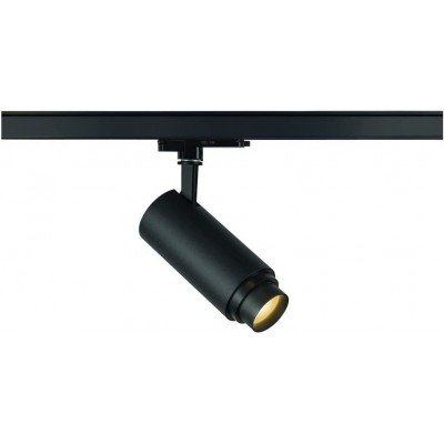 249,95 € Free Shipping | Indoor spotlight 20W Cylindrical Shape 33×17 cm. Adjustable LED. Three-phase rail-rail system. adjustable in position Living room, dining room and lobby. Aluminum. Black Color
