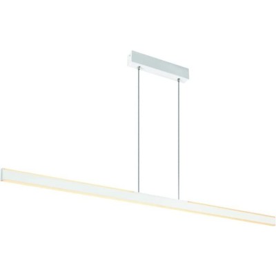 Lampada a sospensione Forma Estesa 180×10 cm. LED dimmerabili Soggiorno, sala da pranzo e atrio. Stile moderno. Alluminio. Colore bianca