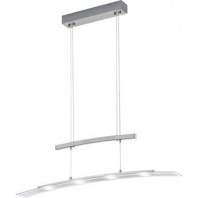 Подвесной светильник Reality 4W Удлиненный Форма 150×80 cm. Гостинная, столовая и лобби. Современный Стиль. Металл. Никель Цвет