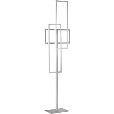 269,95 € Free Shipping | Floor lamp 26W Extended Shape 160×42 cm. Living room, dining room and bedroom. Modern Style. PMMA and Metal casting. Aluminum Color