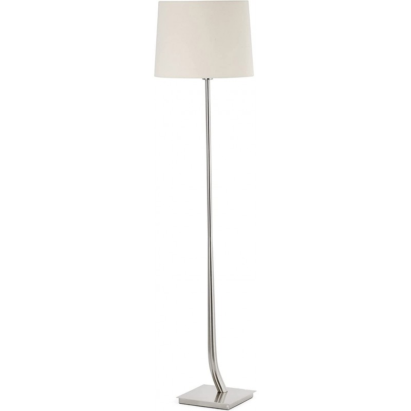 314,95 € Free Shipping | Floor lamp 15W 141×25 cm. Steel. Nickel Color