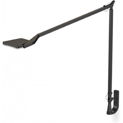 Lampada da scrivania 10W Forma Estesa 119×20 cm. Fissaggio al tavolo con clip Sala da pranzo, camera da letto e atrio. Alluminio. Colore nero