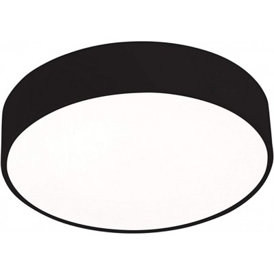 354,95 € Free Shipping | Indoor ceiling light Round Shape LED Living room, dining room and lobby. Acrylic. Black Color