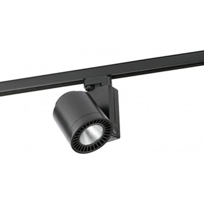 236,95 € Free Shipping | Indoor spotlight 35W 4000K Neutral light. Cylindrical Shape 27×19 cm. Adjustable. Installation in track-rail system Living room, dining room and lobby. Aluminum. Black Color