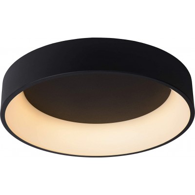 438,95 € Envio grátis | Luz de teto interna 42W 60×60 cm. Acrílico e alumínio. Cor preto