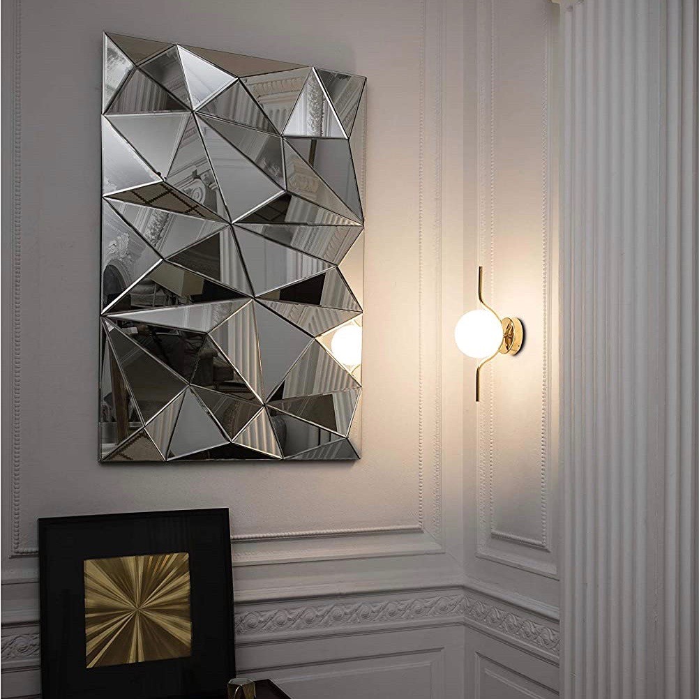 269,95 € Envio grátis | Luz de parede interna 6W 2700K Luz muito quente. 40×19 cm. Alumínio. Cor dourado