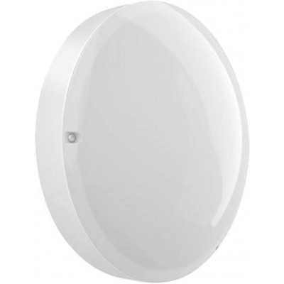 Indoor wall light 20W Round Shape 32×32 cm. Dining room, bedroom and lobby. Polycarbonate. White Color