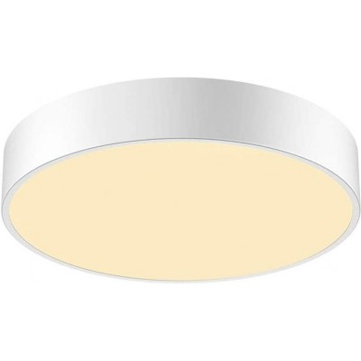 448,95 € Envío gratis | Plafón de interior 30W 3000K Luz cálida. 38×38 cm. LED Policarbonato. Color blanco