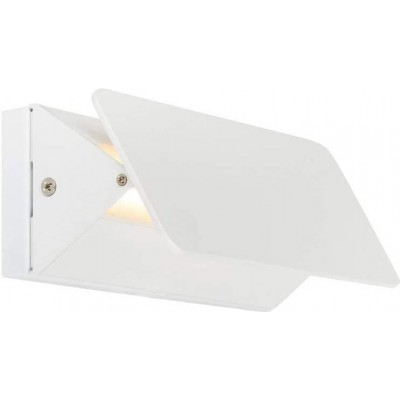 Настенный светильник для дома 4W Прямоугольный Форма 20×9 cm. Гостинная, спальная комната и лобби. Дизайн Стиль. Металл. Белый Цвет