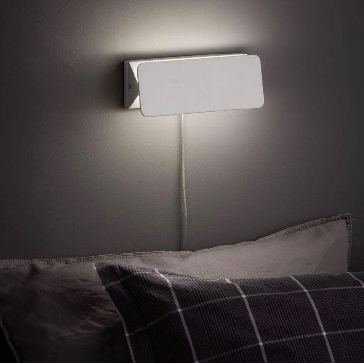 145,95 € Kostenloser Versand | Innenwandleuchte 4W 20×9 cm. Metall. Weiß Farbe