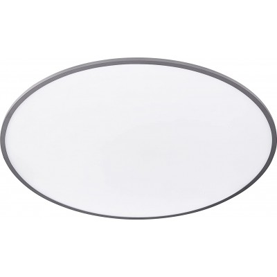 Plafonnier intérieur 62W 100×100 cm. Aluminium. Couleur argent