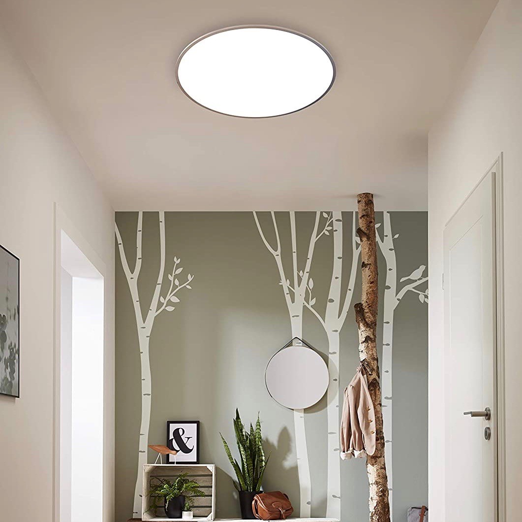 511,95 € Kostenloser Versand | Innendeckenleuchte 62W 100×100 cm. Aluminium. Silber Farbe
