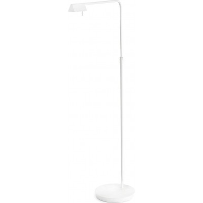 Lámpara de pie 6W 122×56 cm. LED Aluminio. Color blanco