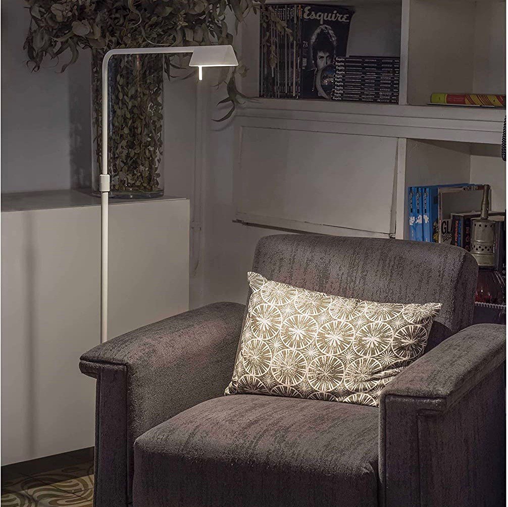 329,95 € Envio grátis | Luminária de piso 6W 122×56 cm. LED Alumínio. Cor branco