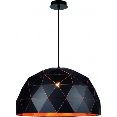 373,95 € Free Shipping | Hanging lamp 180W Spherical Shape Ø 40 cm. Living room, dining room and bedroom. Modern Style. Metal casting. Black Color
